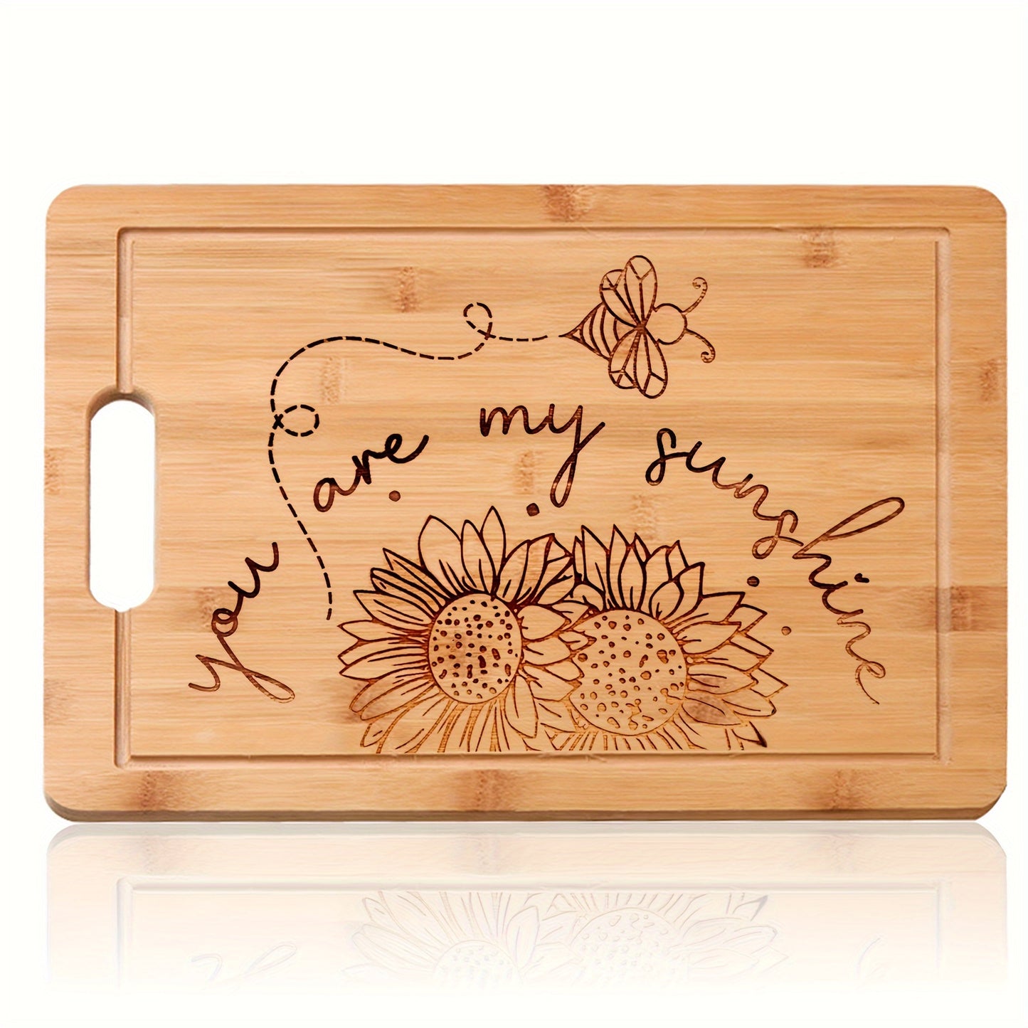 1pc Durable Bamboo Cutting Board
